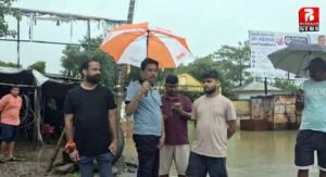 नगर परिषद का त्वरित एक्शन : अध्यक्ष आशीष कुमार सोनी उर्फ दौलत सोनी और कार्यपालक पदाधिकारी ने जलजमाव वाले क्षेत्रों का किया स्थल निरीक्षण